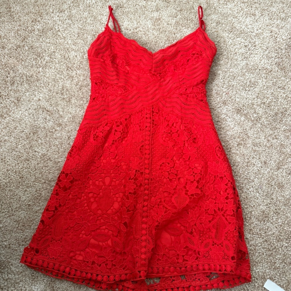 Angel Biba Lacey red dress… - Picture 2 of 4